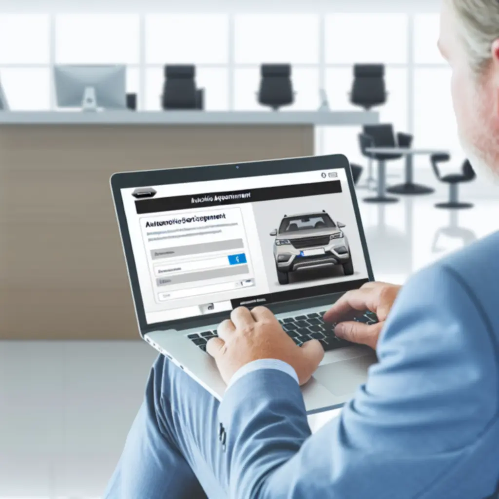 Asiakas varaa huoltoa Fix Wheel Suomi -verkkosivun kautta mobiililaitteella