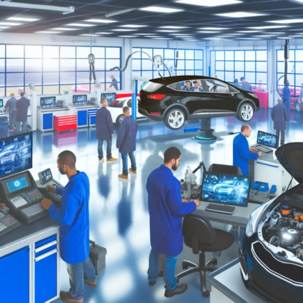 Autokorjaamon diagnostiikkalaitteet Fix Wheel Suomen työpisteessä