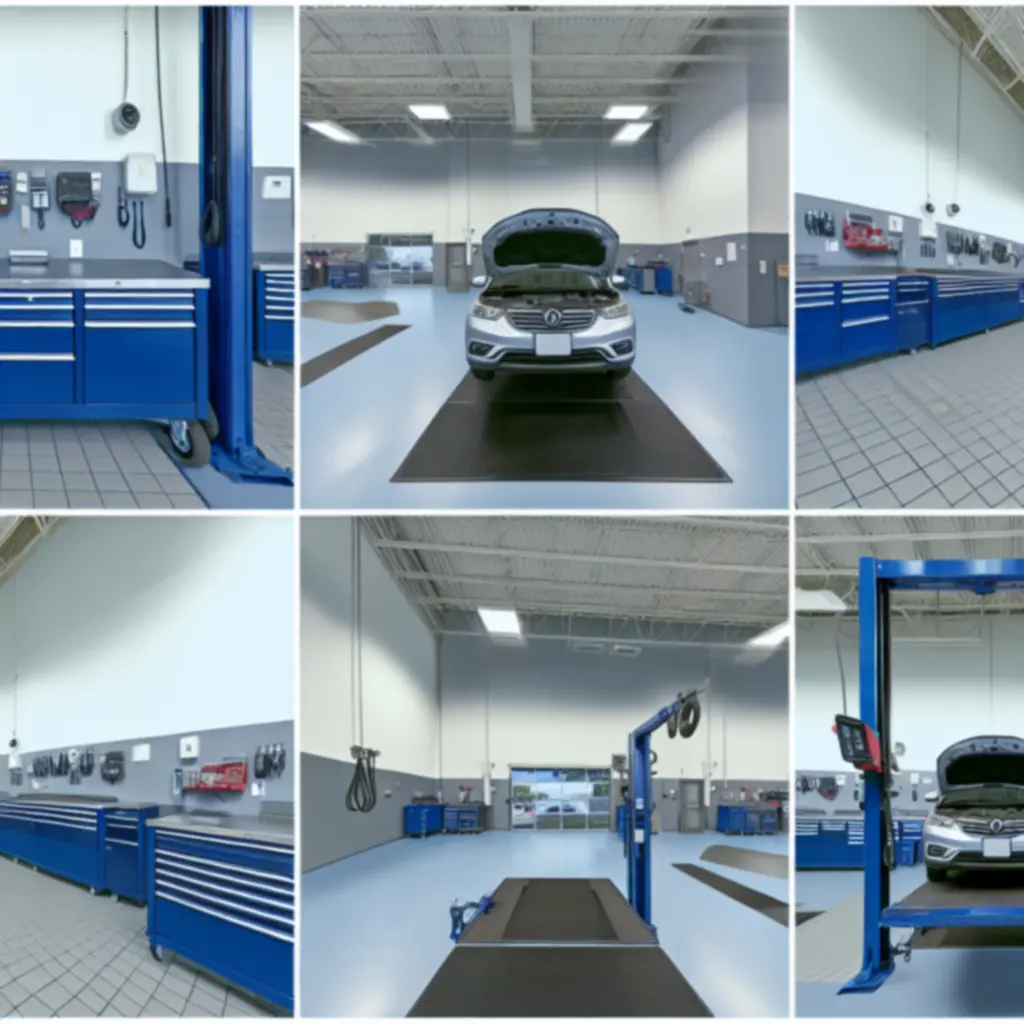 Nykyaikainen ja siisti Fix Wheel Suomi -huoltotila